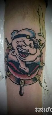 Fototegning Tatovering sømand Papay fra 10.08.2018 №032 - Tatoveringer sømand Papay -