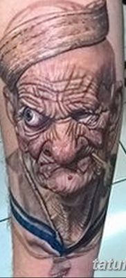 Fototegning Tatovering sømand Papay fra 10.08.2018 №036 - Tatoveringer sømand Papay -