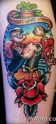 Fototegning Tatovering sømand Papay fra 10.08.2018 №039 - Tatoveringer sømand Papay -