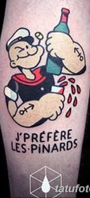 Fototegning Tatovering sømand Papay fra 10.08.2018 №041 - Tatoveringer sømand Papay -