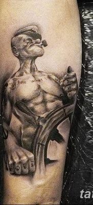 Fototegning Tatovering sømand Papay fra 10.08.2018 №043 - Tatoveringer sømand Papay -