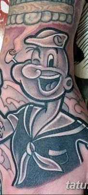 Fototegning Tatovering sømand Papay fra 10.08.2018 №045 - Tatoveringer sømand Papay -