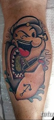 Fototegning Tatovering sømand Papay fra 10.08.2018 №046 - Tatoveringer sømand Papay -