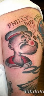 Fototegning Tatovering sømand Papay fra 10.08.2018 №053 - Tatoveringer sømand Papay -