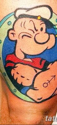 Fototegning Tatovering sømand Papay fra 10.08.2018 №056 - Tatoveringer sømand Papay -