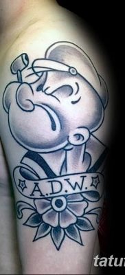 Fototegning Tattoo sailor Papay fra 10.08.2018 №071 - Tattoos sailor Papay -