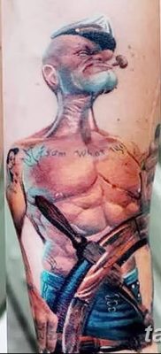 Fototegning Tattoo sailor Papay fra 10.08.2018 №073 - Tattoos sailor Papay -