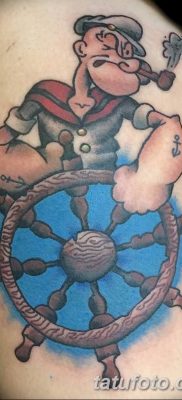 Fototegning Tatovering sømand Papay fra 10.08.2018 №076 - Tatoveringer sømand Papay -