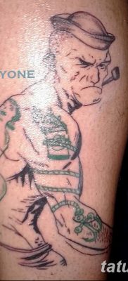 Fototegning Tatovering sømand Papay fra 10.08.2018 №077 - Tatoveringer sømand Papay -