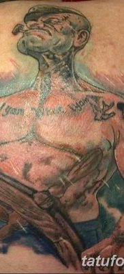 Fototegning Tatovering sømand Papay fra 10.08.2018 №078 - Tatoveringer sømand Papay -