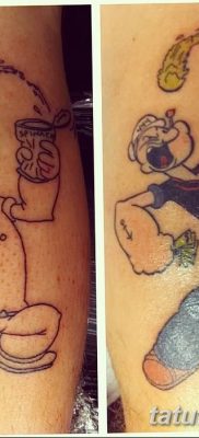 Fototegning Tatovering sømand Papay fra 10.08.2018 №080 - Tatoveringer sømand Papay -