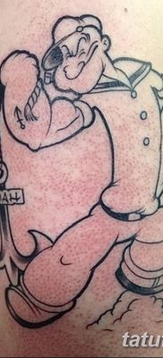 Fototegning Tatovering sømand Papay fra 10.08.2018 №084 - Tatoveringer sømand Papay -