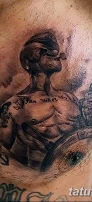 Fototegning Tatovering sømand Papay fra 10.08.2018 №093 - Tatoveringer sømand Papay -