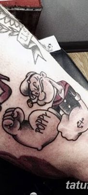 Fototegning Tatovering sømand Papay fra 10.08.2018 №097 - Tatoveringer sømand Papay -