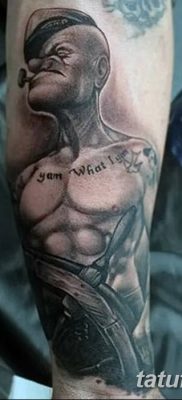 Fototegning Tatovering sømand Papay fra 10.08.2018 №098 - Tatoveringer sømand Papay -