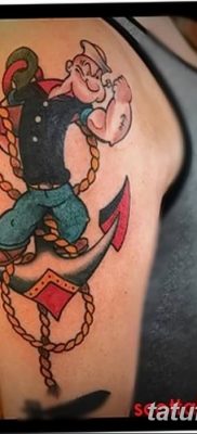 Fototegning Tatovering sømand Papay fra 10.08.2018 №099 - Tatoveringer sømand Papay -