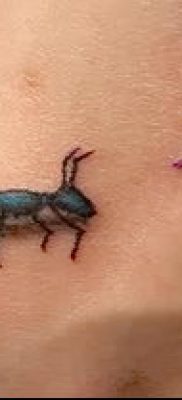 Снимка на татуировка на мравка (значение) - пример за интересен дизайн на татуировка - 023