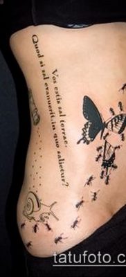 Снимка на татуировка на мравка (значение) - пример за интересен дизайн на татуировка - 013