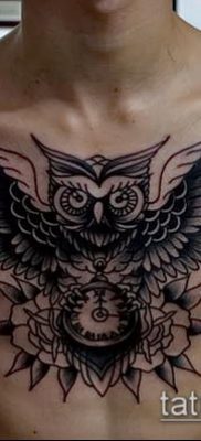 fotó a tetoválásról a mellkason (jelentése) - példa egy érdekes tetoválási tervre - 119