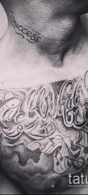 fotó a tetoválásról a mellkason (jelentése) - példa egy érdekes tetoválási tervre - 118