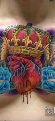 fotó a tetoválásról a mellkason (jelentése) - példa egy érdekes tetoválási tervre - 113