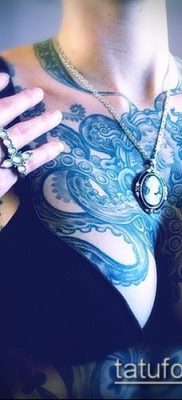 fotó a tetoválásról a mellkason (jelentése) - példa egy érdekes tetoválási tervre - 110