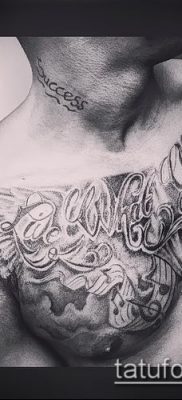 fotó a tetoválásról a mellkason (jelentése) - példa egy érdekes tetoválási rajzra - 093