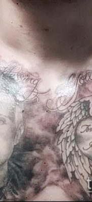 fotó a tetoválásról a mellkason (jelentése) - példa egy érdekes tetoválási tervre - 086