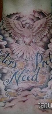 fotó a tetoválásról a mellkason (jelentése) - példa egy érdekes tetoválási tervre - 071