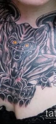 fotó a tetoválásról a mellkason (jelentése) - példa egy érdekes tetoválási tervre - 069