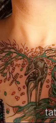 fotó a tetoválásról a mellkason (jelentése) - példa egy érdekes tetoválási tervre - 065