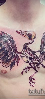 fotó a tetoválásról a mellkason (jelentése) - példa egy érdekes tetoválási tervre - 064