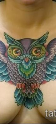 fotó a tetoválásról a mellkason (jelentése) - példa egy érdekes tetoválási tervre - 062