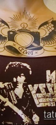 fotó a tetoválásról a mellkason (jelentése) - példa egy érdekes tetoválási tervre - 061