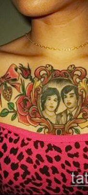 fotó a tetoválásról a mellkason (jelentése) - példa egy érdekes tetoválási tervre - 046