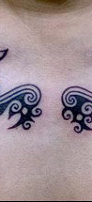 fotó a tetoválásról a mellkason (jelentése) - példa egy érdekes tetoválási rajzra - 044
