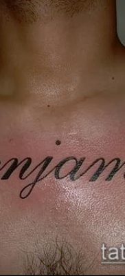 fotó a tetoválásról a mellkason (jelentése) - példa egy érdekes tetoválási tervre - 038