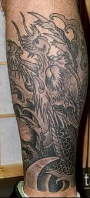 borjú tetoválás fotó (jelentése) - példa egy érdekes tetoválási tervre - 066