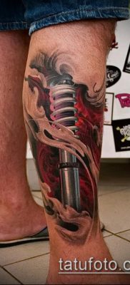 borjú tetoválás fotó (jelentése) - példa egy érdekes tetoválási tervre - 062