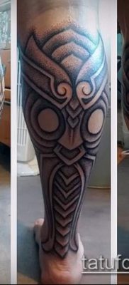 borjú tetoválás fotó (jelentése) - példa egy érdekes tetoválási tervre - 044