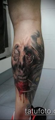 borjú tetoválás fotó (jelentése) - példa egy érdekes tetoválási tervre - 042