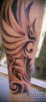 borjú tetoválás fotó (jelentése) - példa egy érdekes tetoválási tervre - 039