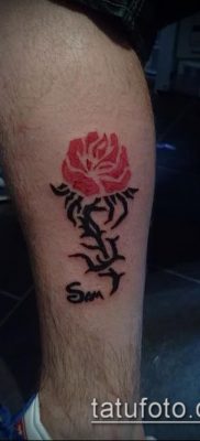 borjú tetoválás fotó (érték) - példa egy érdekes tetoválási tervre - 032