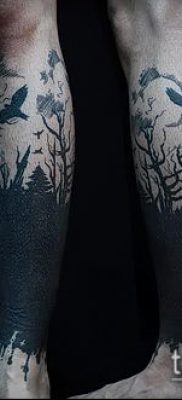 borjú tetoválás fotó (jelentése) - példa egy érdekes tetoválási tervre - 020