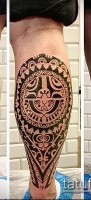 borjú tetoválás fotó (jelentése) - példa egy érdekes tetoválási tervre - 014