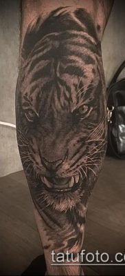 borjú tetoválás fotó (jelentése) - példa egy érdekes tetoválási tervre - 008