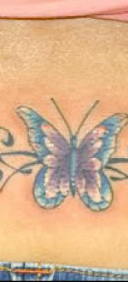 tetoválás a farokcsont fotóján (érték) - példa egy érdekes tetoválási rajzra - 007