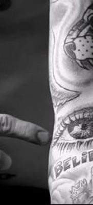 könyök tetoválás fotó (jelentése) - példa egy érdekes tetoválási rajzra - 045