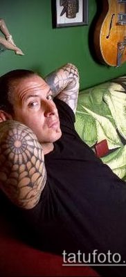 könyök tetoválás fotó (jelentése) - példa egy érdekes tetoválási rajzra - 039