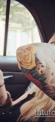 könyök tetoválás fotó (jelentése) - példa egy érdekes tetoválási rajzra - 022